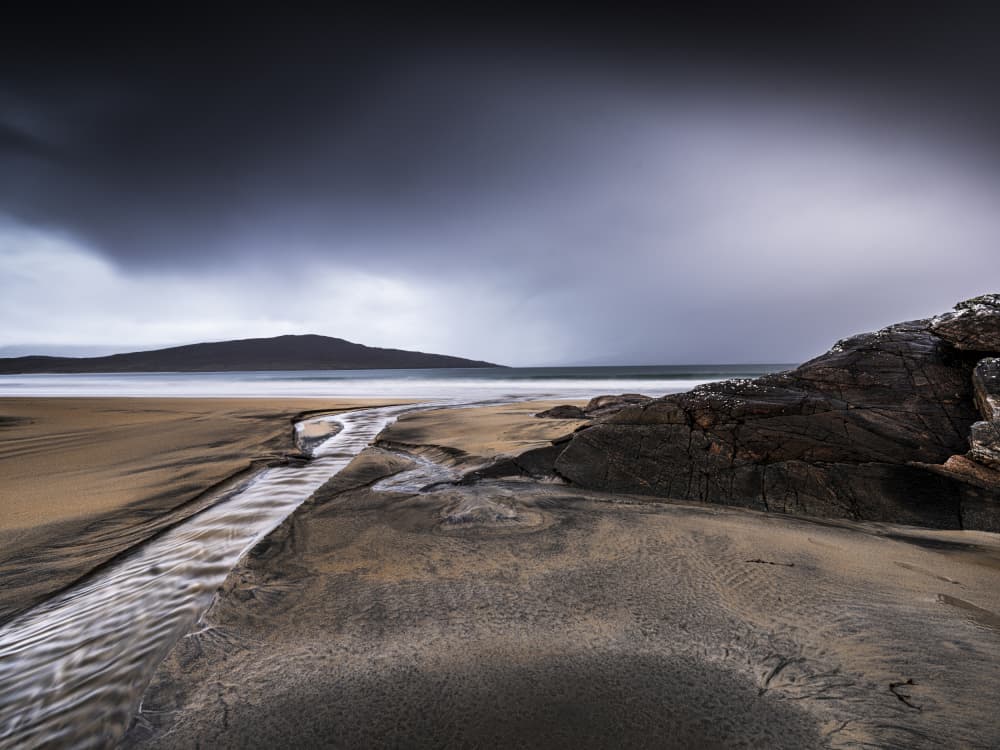 Moody Coastal Stream by Robert Bolton — canvas wall art