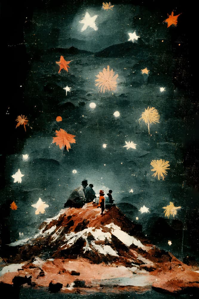 Starlit Reverie by Treechild — canvas wall art