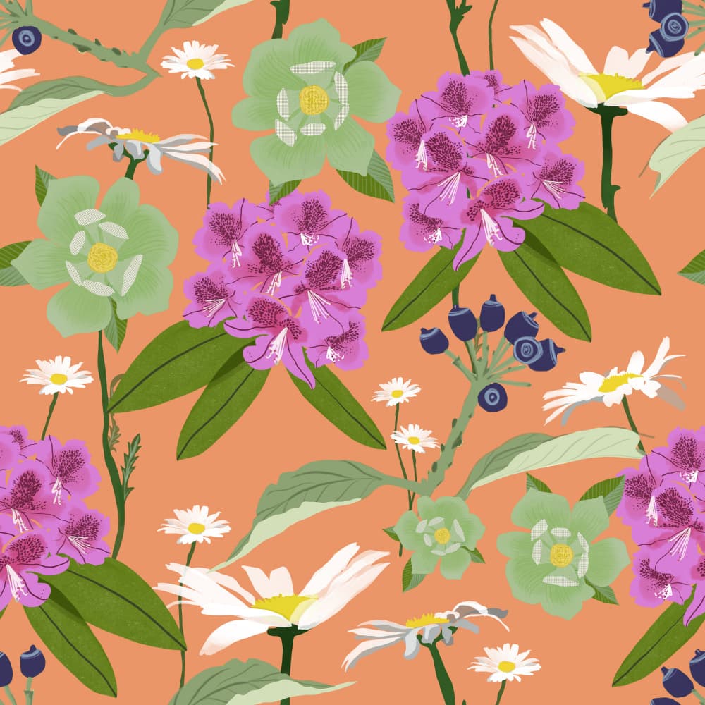 Vibrant Floral Pattern