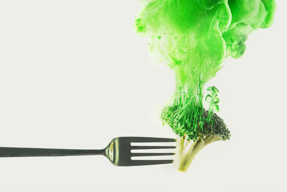 Broccoli Green Burst by Dina Belenko — canvas wall art