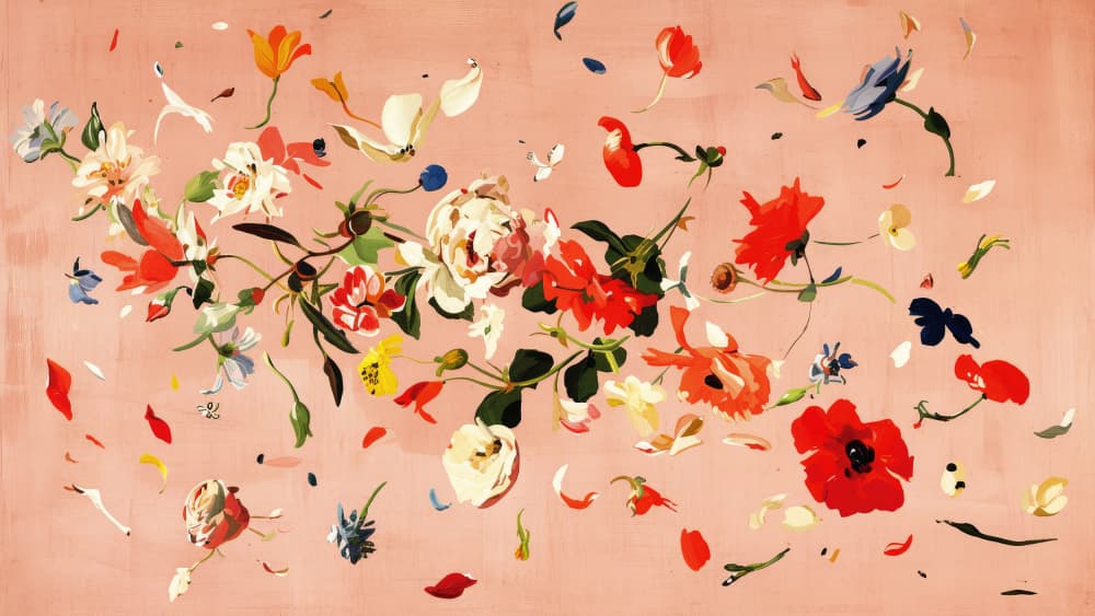 Blooming Whispers by Treechild — canvas wall art