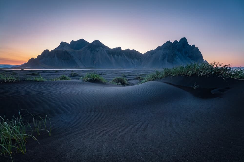 Dramatic Black Sand Dawn by Yongnan Li (李永男) — canvas wall art