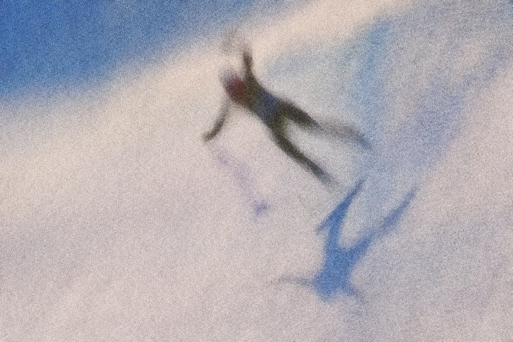 Skier in Motion by Zoran Milutinovic — canvas wall art