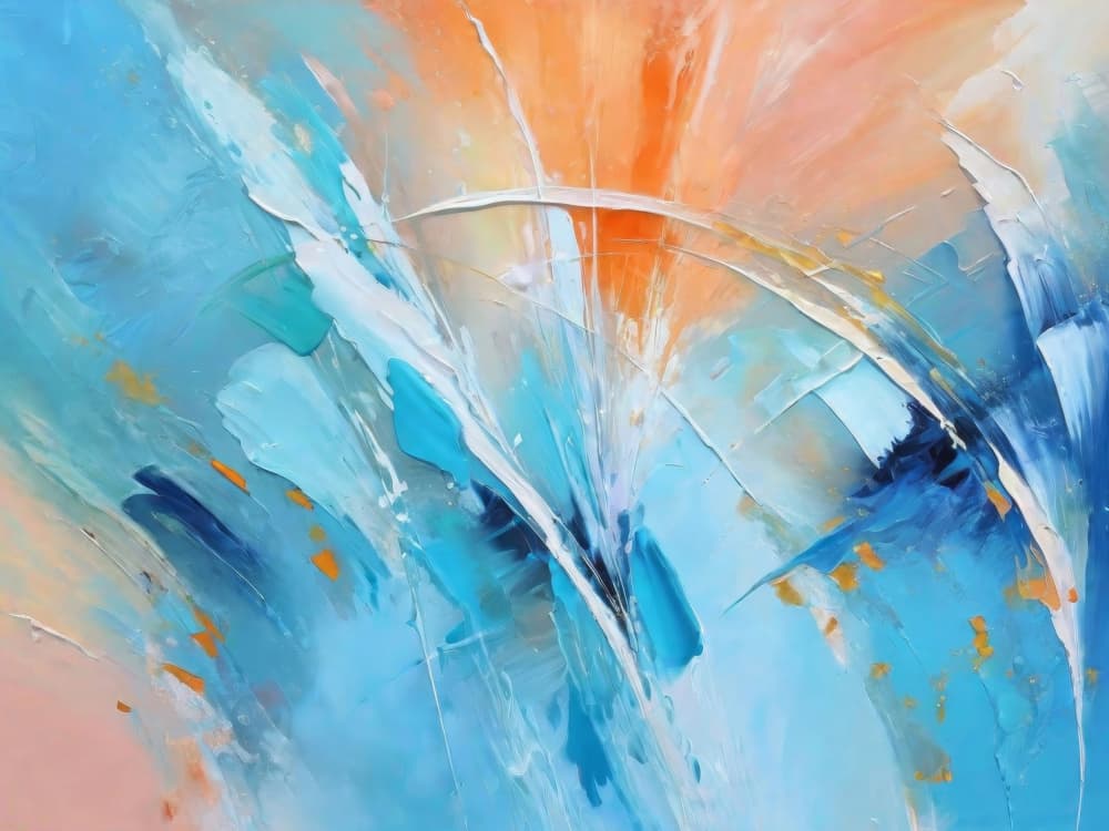 Dynamic Abstract Flow by Alpenglow Workshop — canvas wall art