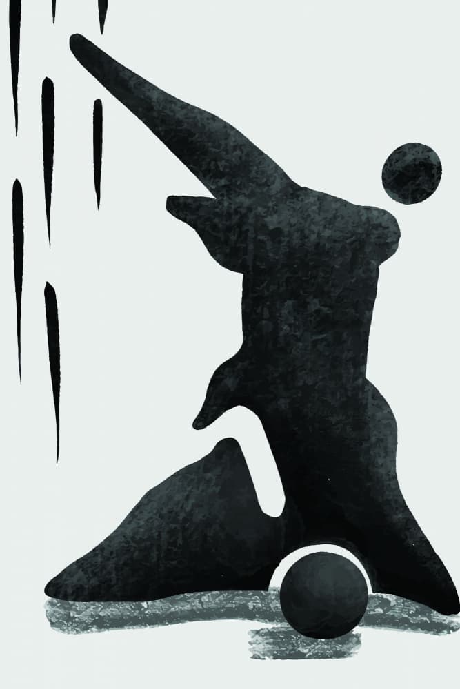 Bold Abstract Composition by jay stanley — canvas wall art