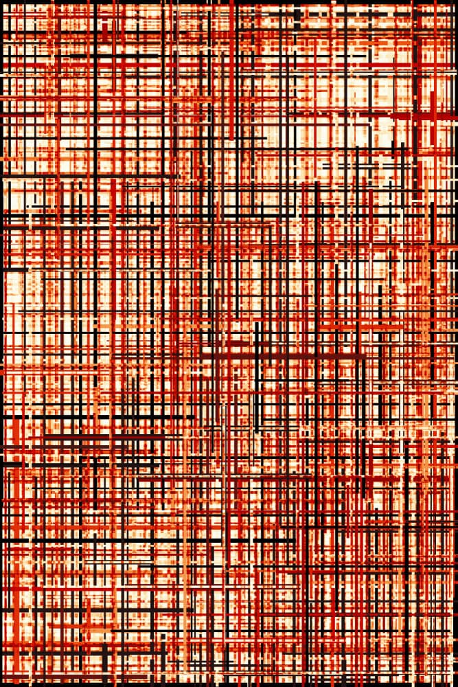 Dynamic Line Pattern by Petr Strnad — canvas wall art