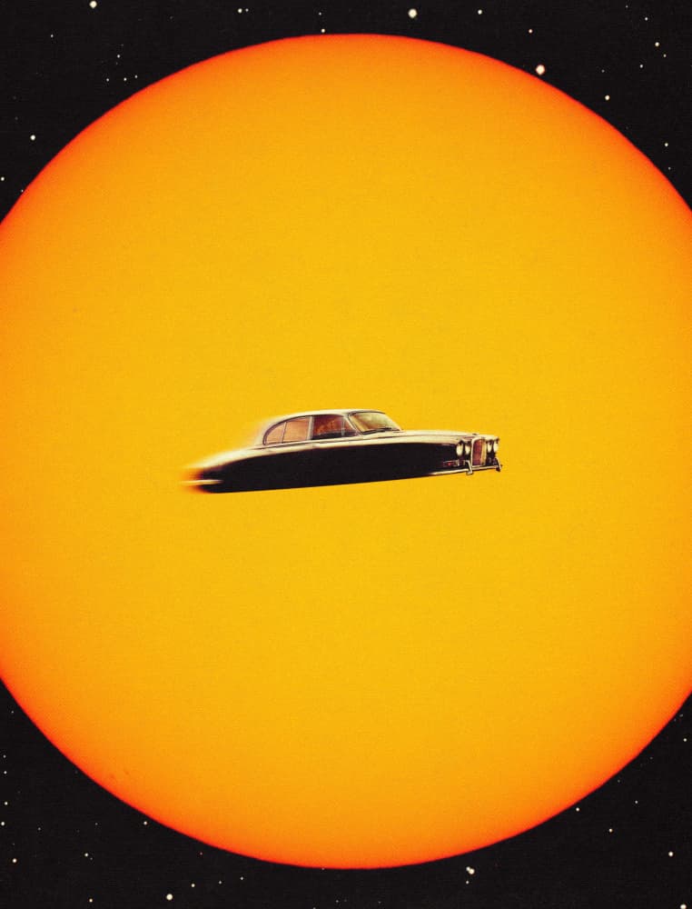 Space Chase by Taudalpoi — canvas wall art