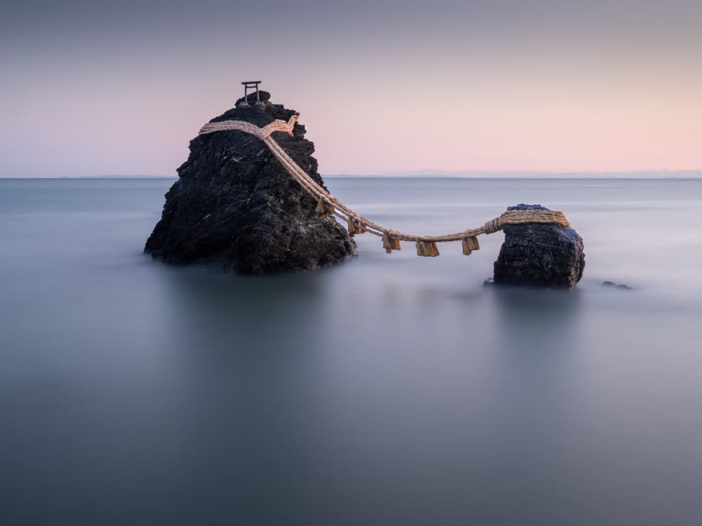 Sacred Rocks Smooth Sea by Robert Bolton — canvas wall art