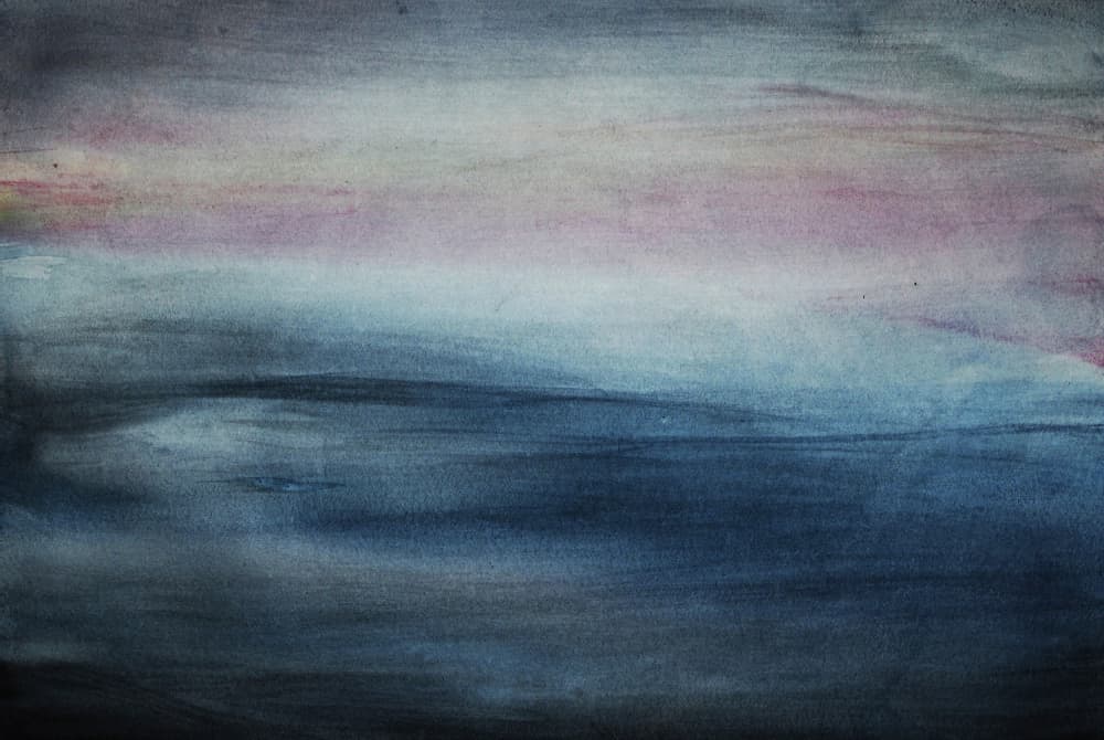 Twilight Sea Horizon by RodMacIver — canvas wall art