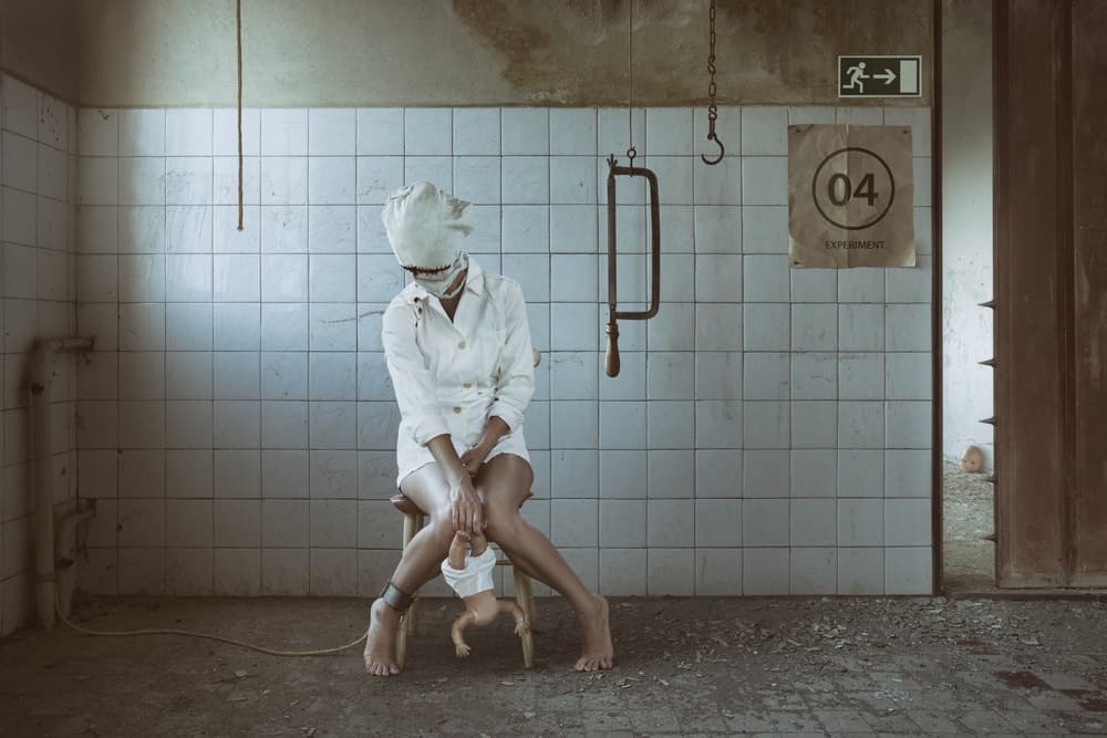 Asylum Experiment Nurse by Peter Cakovsky — canvas wall art