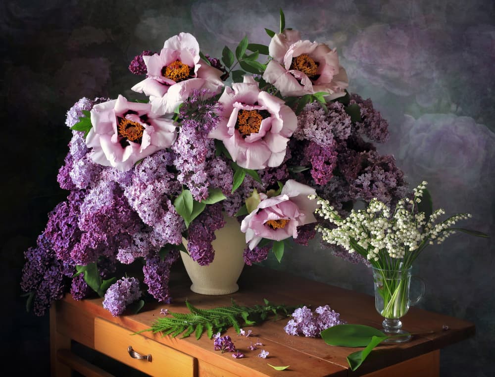 Spring Floral Still Life by Tatyana Skorokhod — canvas wall art