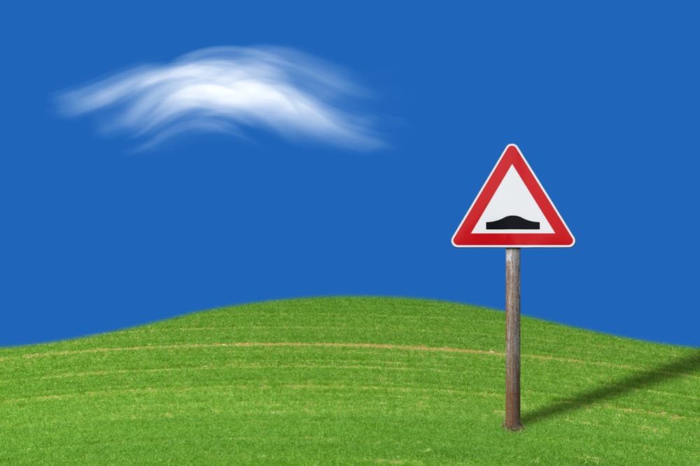 Speed Bump Landscape by Andrea Comari — canvas wall art