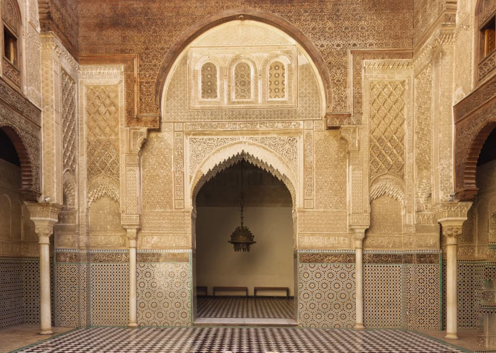 Ornate Moroccan Archway by Frank Bruynseraede — canvas wall art