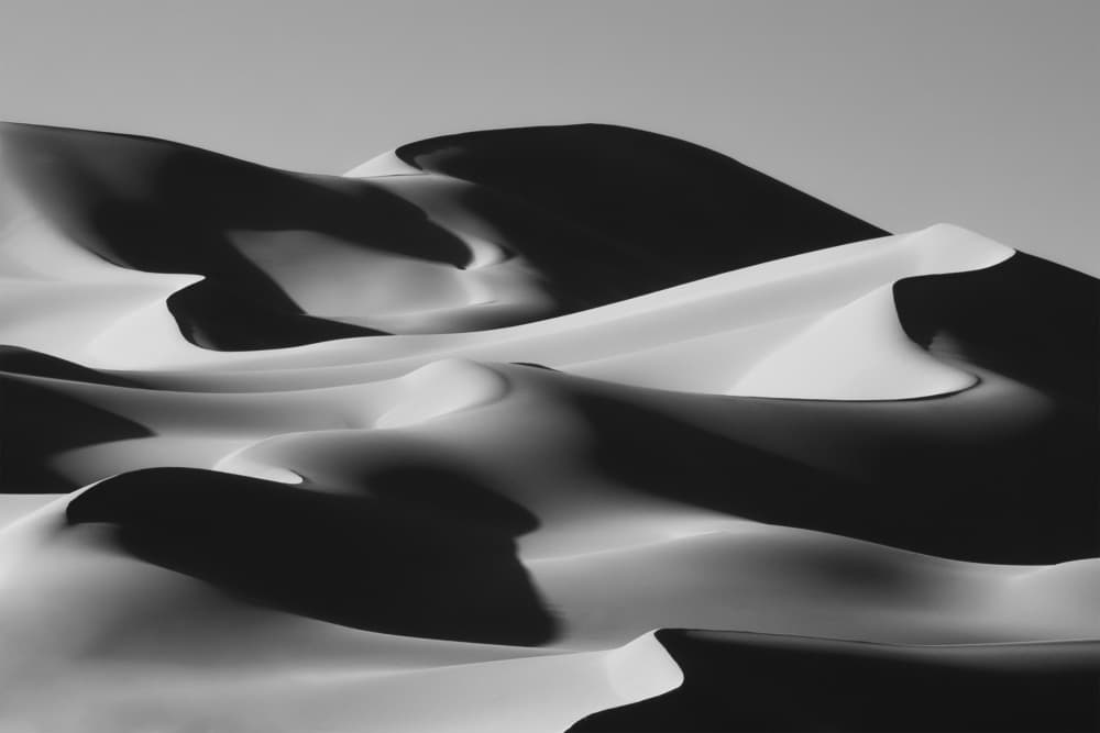 Light and Shadow Dunes by Wu Zhao — canvas wall art