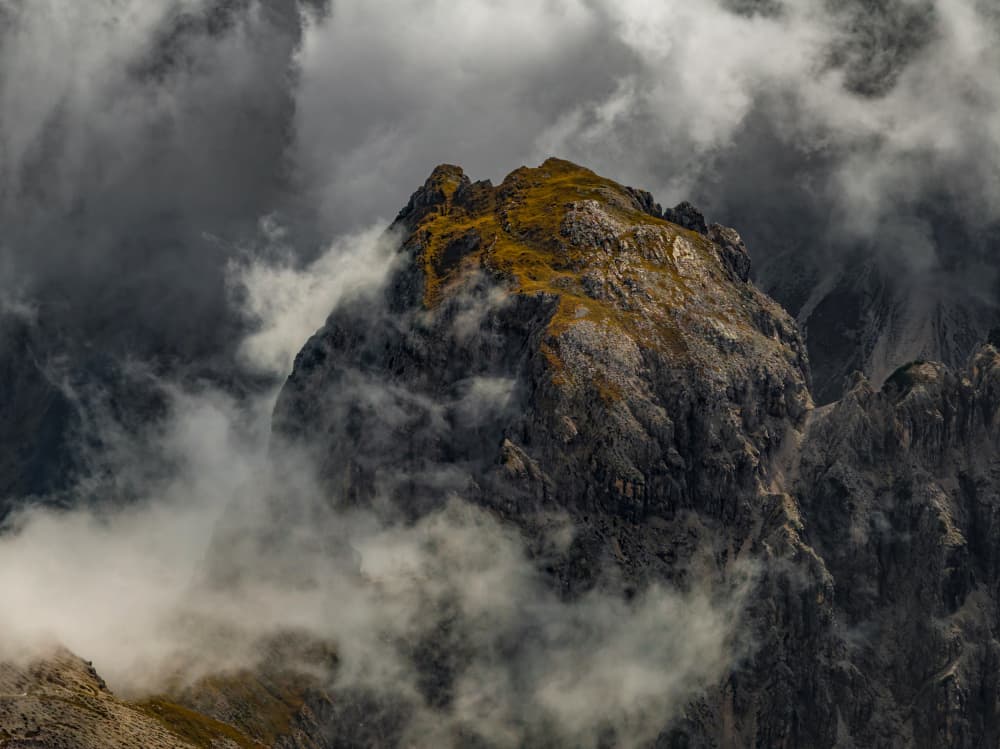 Cloudy Mountain Majesty by Jure Kravanja — canvas wall art