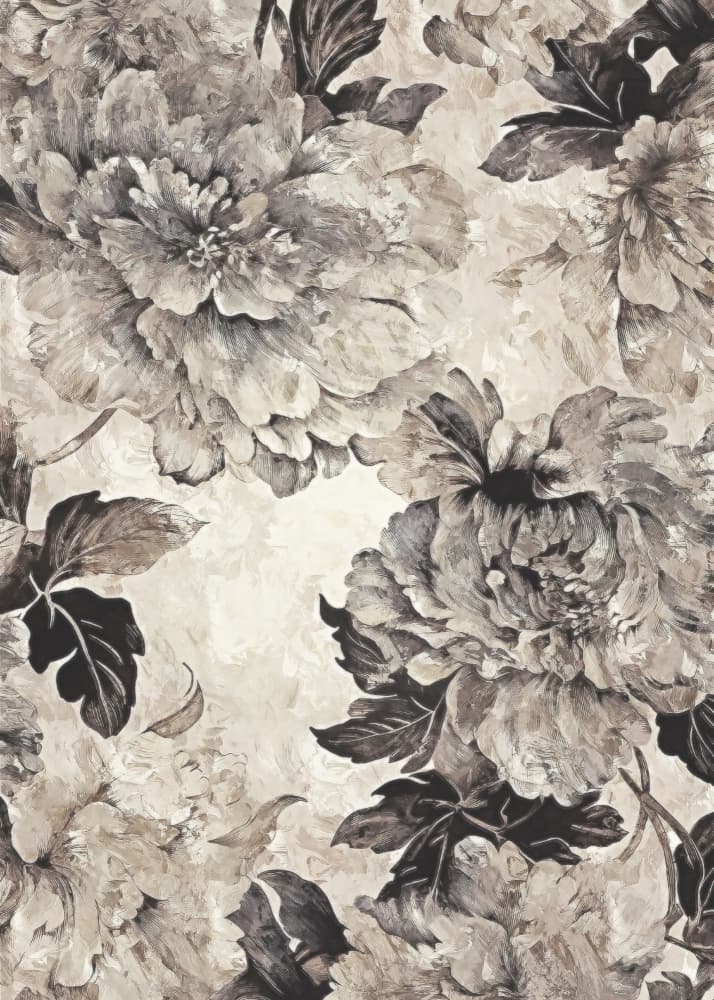 Elegant Peony Blooms by Rafal Kulik — canvas wall art