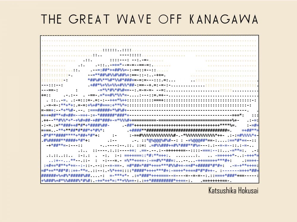 Iconic Blue Wave Art by Doa Project — canvas wall art