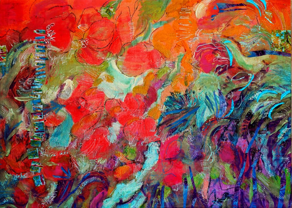 Burst of Blooming Light by Dorothy Fagan — canvas wall art