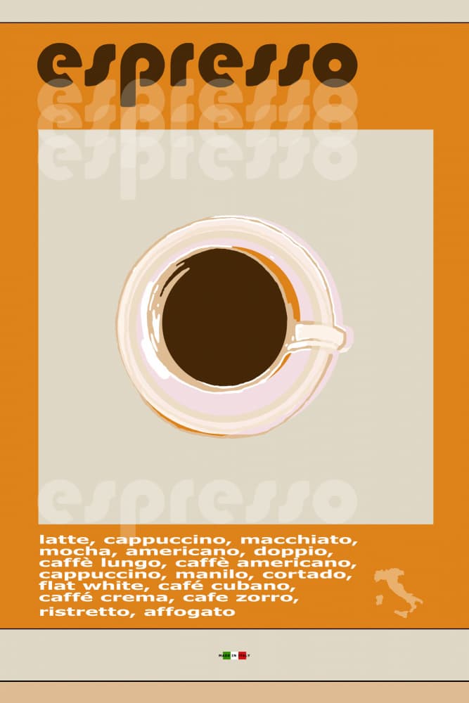 Italian Espresso Moment by cartissi — canvas wall art