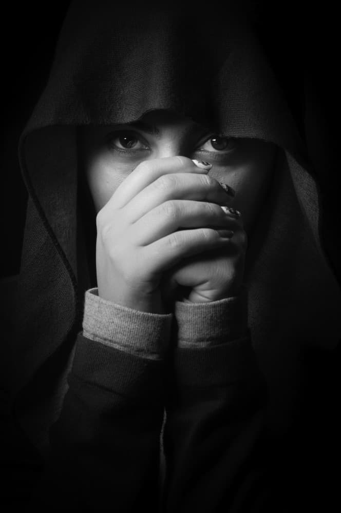 Hooded Contemplation by Saeed Zamani — canvas wall art