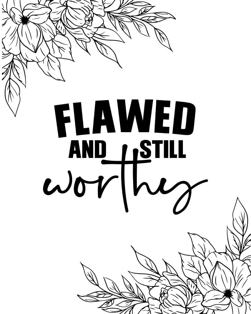Flawed And Still Worthy by Alva Jumath — canvas wall art