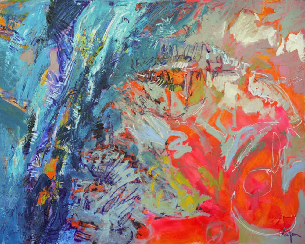 Vibrant Chaos by Dorothy Fagan — canvas wall art