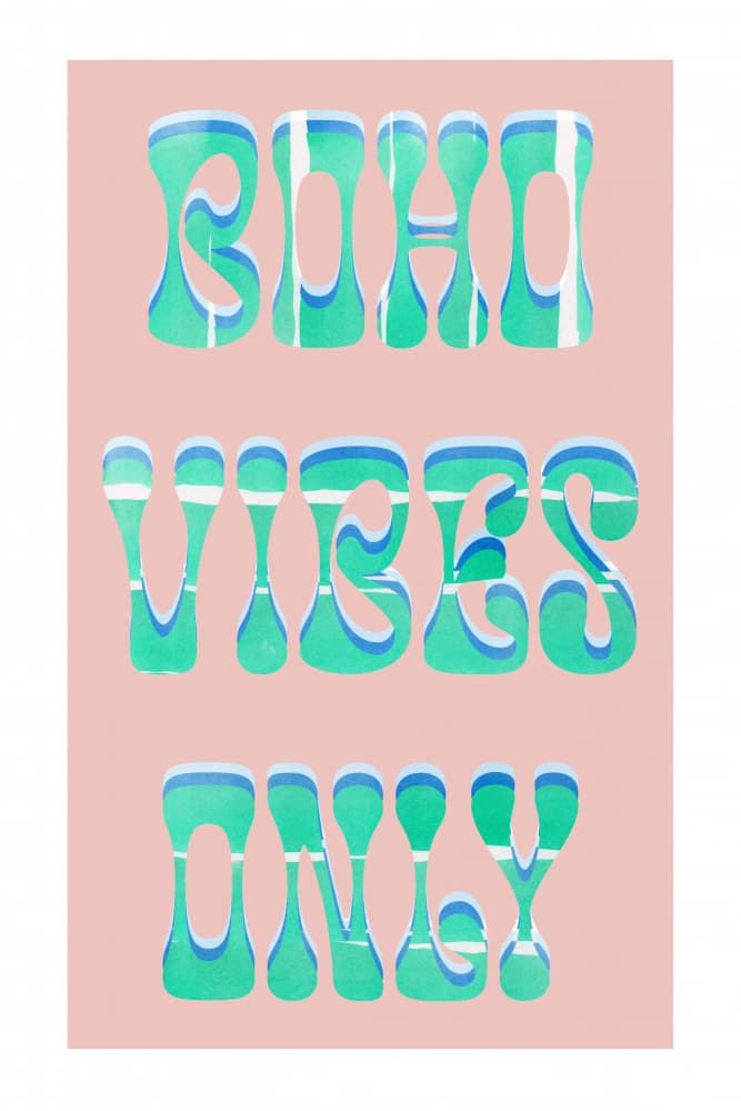 Groovy Boho Vibes by casa cartissi — canvas wall art