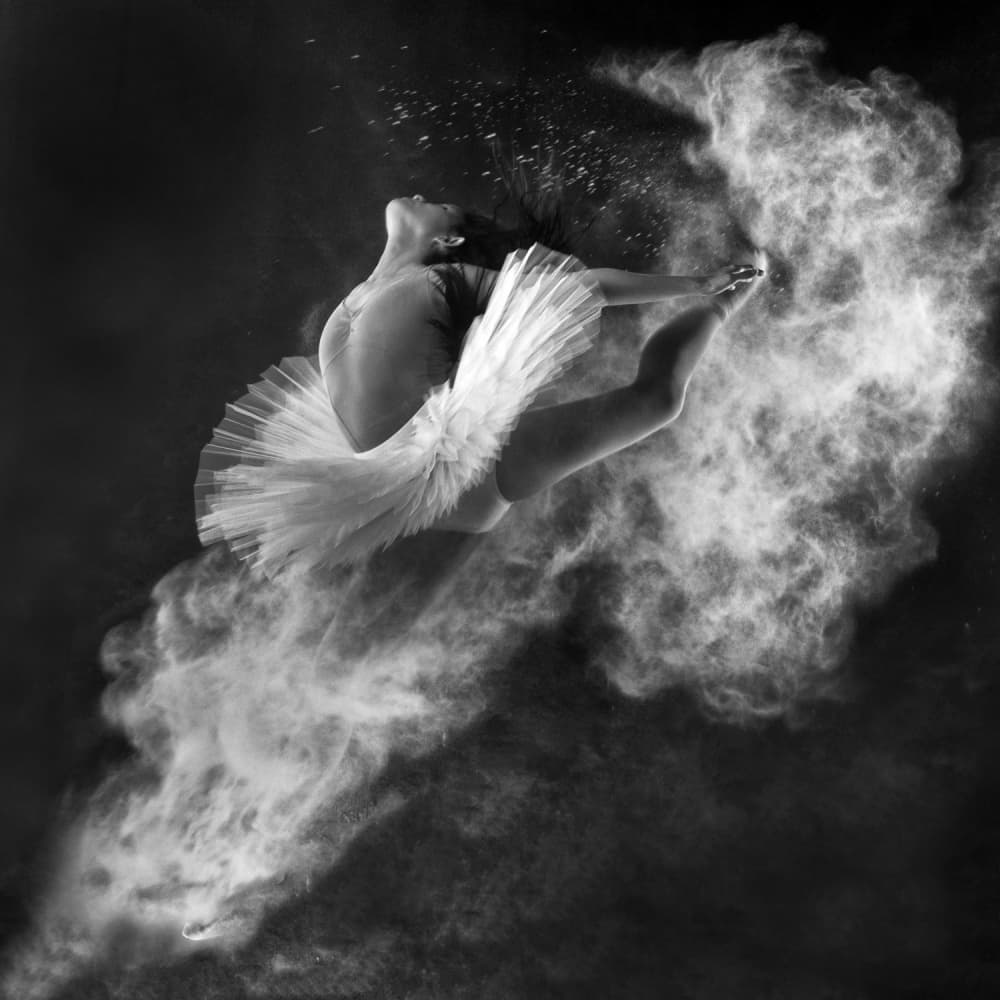 Graceful Powder Dance by Antonyus Bunjamin (Abe) — canvas wall art