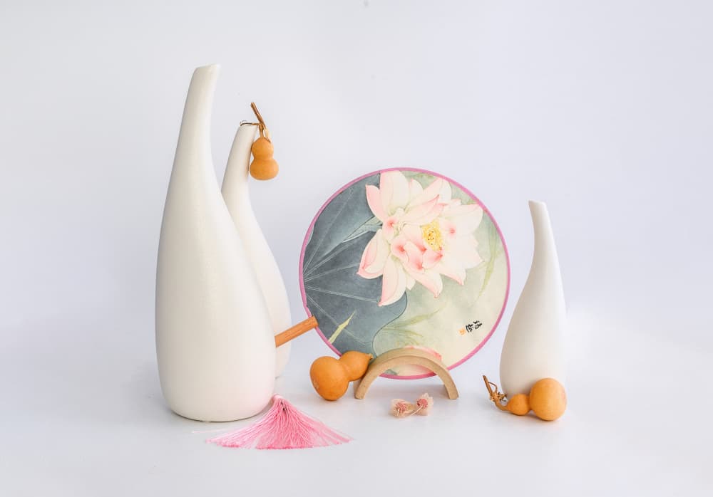 Asian Harmony Still Life by Alice Sheng — canvas wall art