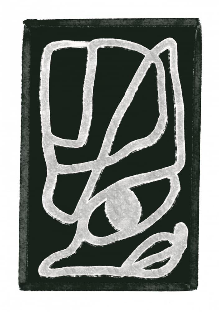 Textured Abstract Forms by Sharyn Bursic — canvas wall art