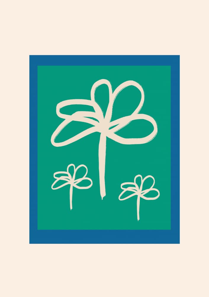 Floralretrono02 by Treechild — canvas wall art