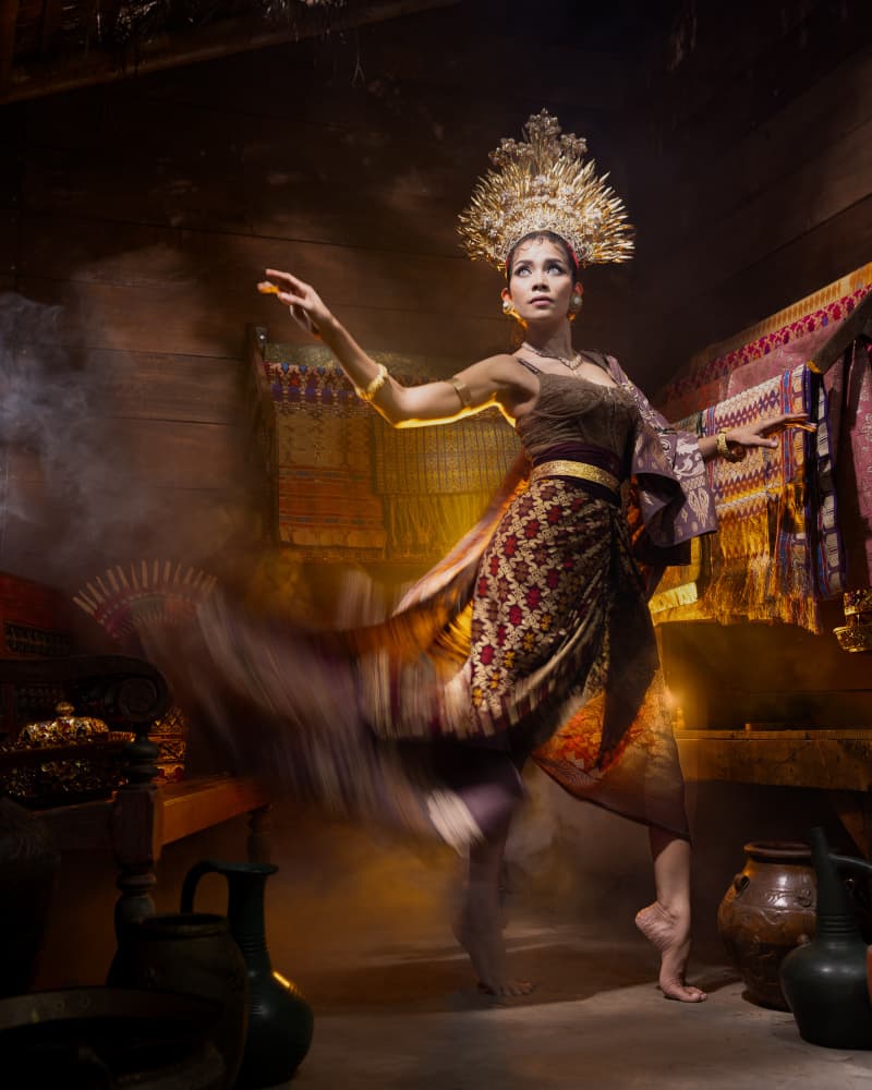 Ethereal Balinese Dancer by Lisdiyanto Suhardjo — canvas wall art
