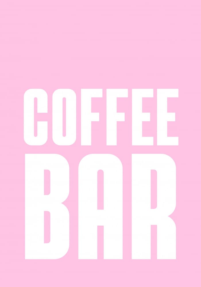 Cafe Vibe Contrast by Athene Fritsch — canvas wall art