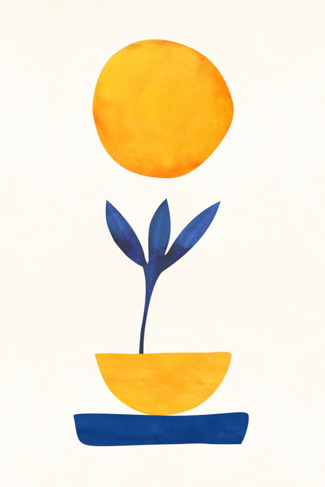 Sunny Sprout by Kristian Gallagher — canvas wall art