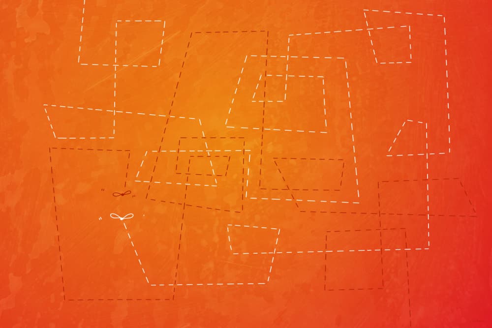 Orange Geometric Patterns