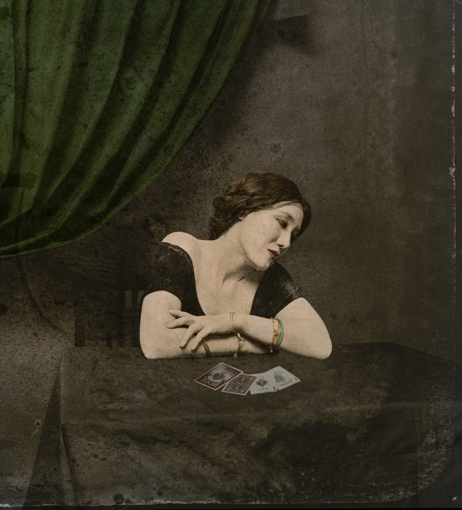 Pensive Fortune Teller by Fuyuki Hattori — canvas wall art