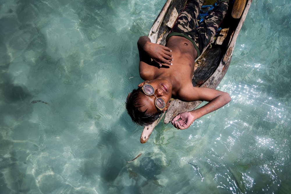 Island Boy Relaxing by Hafiz Ismail — canvas wall art