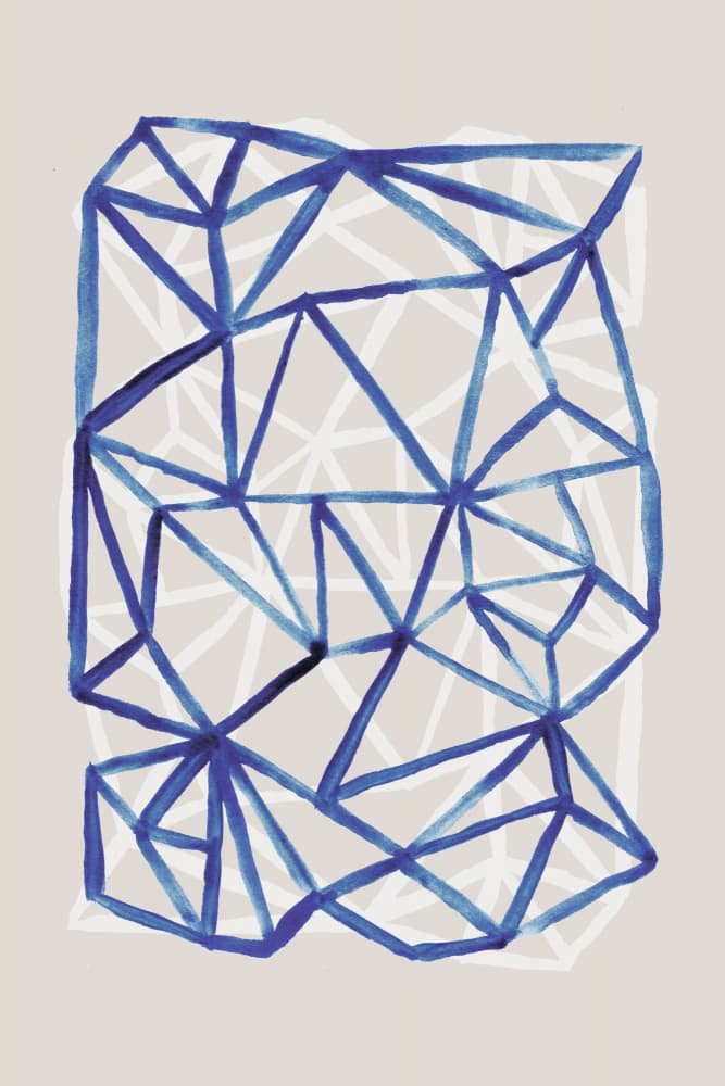 The Grid 1 by Mareike Böhmer — canvas wall art