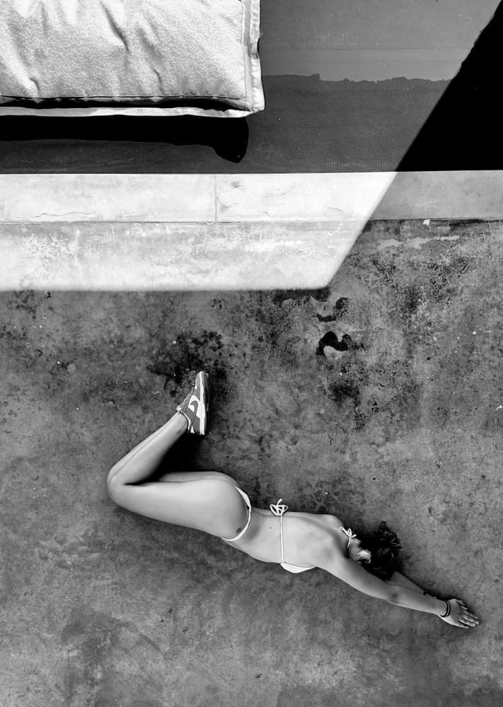 Bikini Shadow Play by Davide Barzaghi — canvas wall art