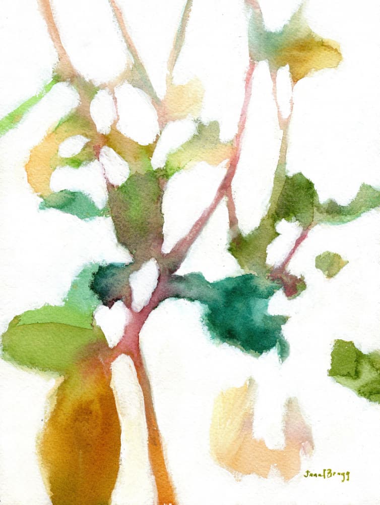 Fluid Botanical Abstract