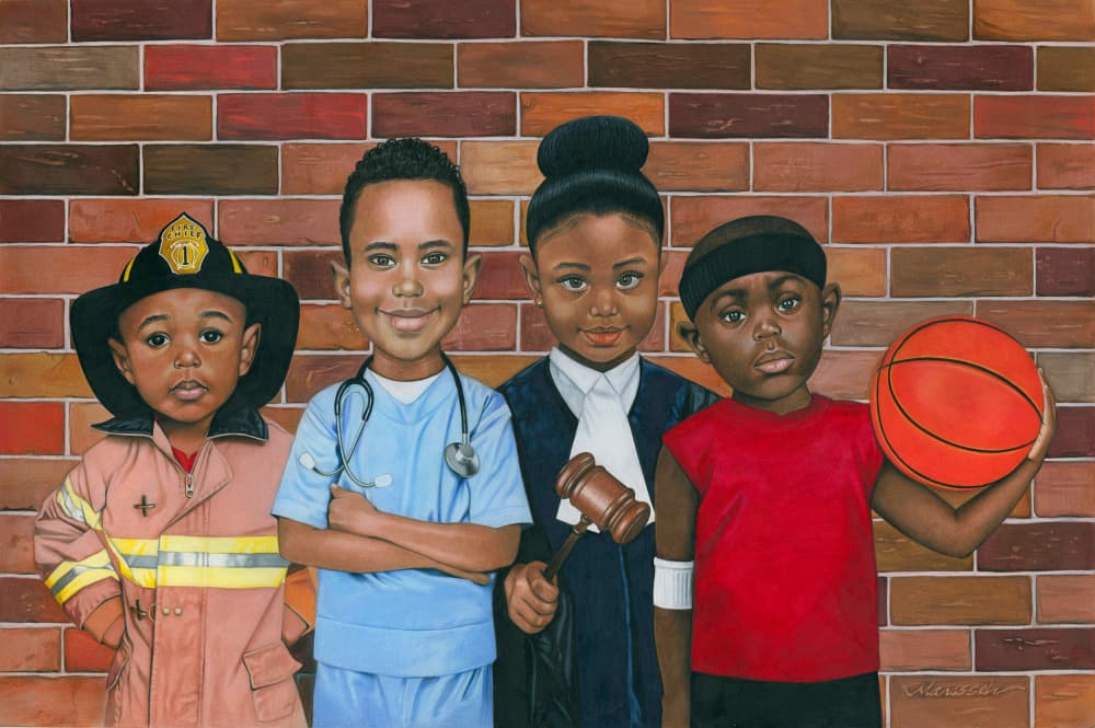 Children's Career Dreams by Manasseh Johnson Sr. — canvas wall art