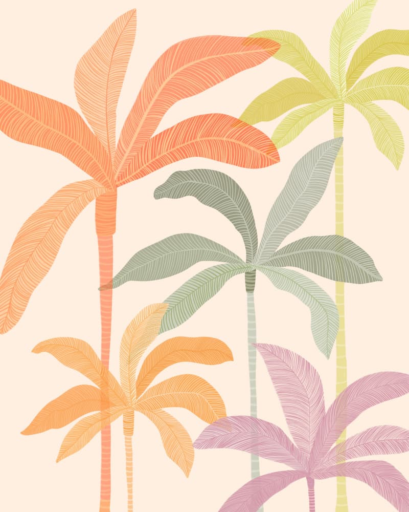 Palm Grove by Kristian Gallagher — canvas wall art