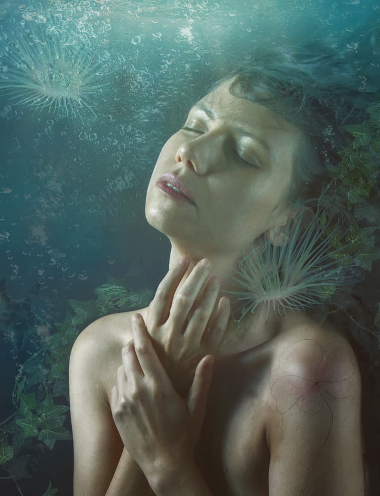 Underwater Serenity by miriana — canvas wall art