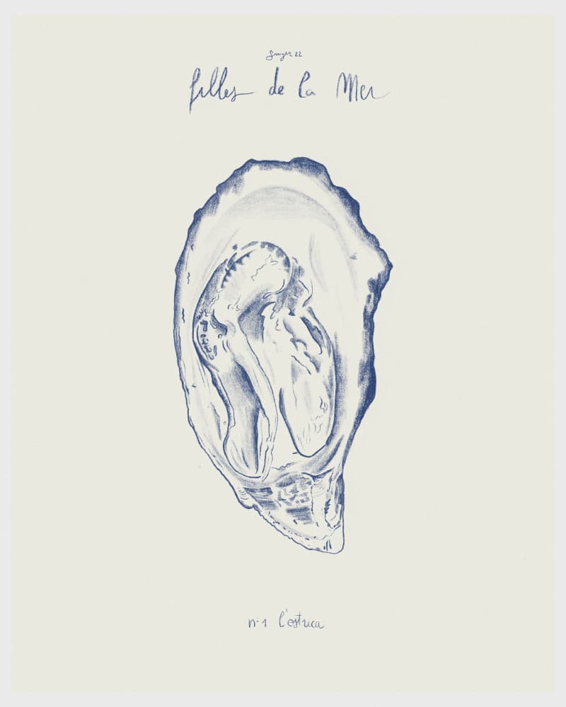 Oyster Shell Maidens by Giulia Mora — canvas wall art