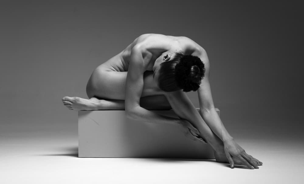 Elegant Nude Form by Enis Onur — canvas wall art