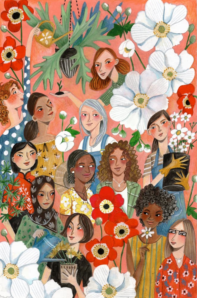 International Women by Caroline Bonne Müller — canvas wall art