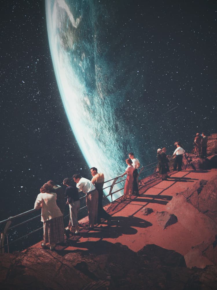 Missing the Ones We Left Behind by Frank Moth — canvas wall art