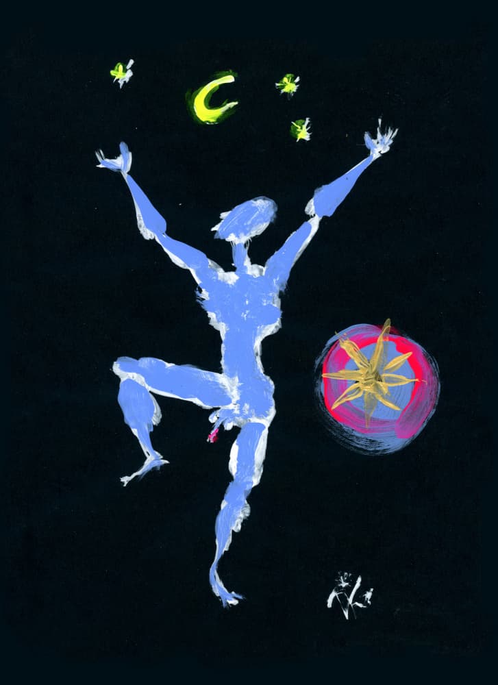 Cosmic Dance by Kanat Ibragimov — canvas wall art