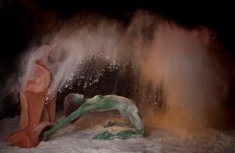 Dynamic Powder Dance by Scott Michaels — canvas wall art