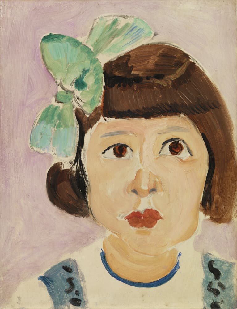 Henri Matisse's Head of a Young Girl (tête De Fillette) (1917) by Henri Matisse — canvas wall art